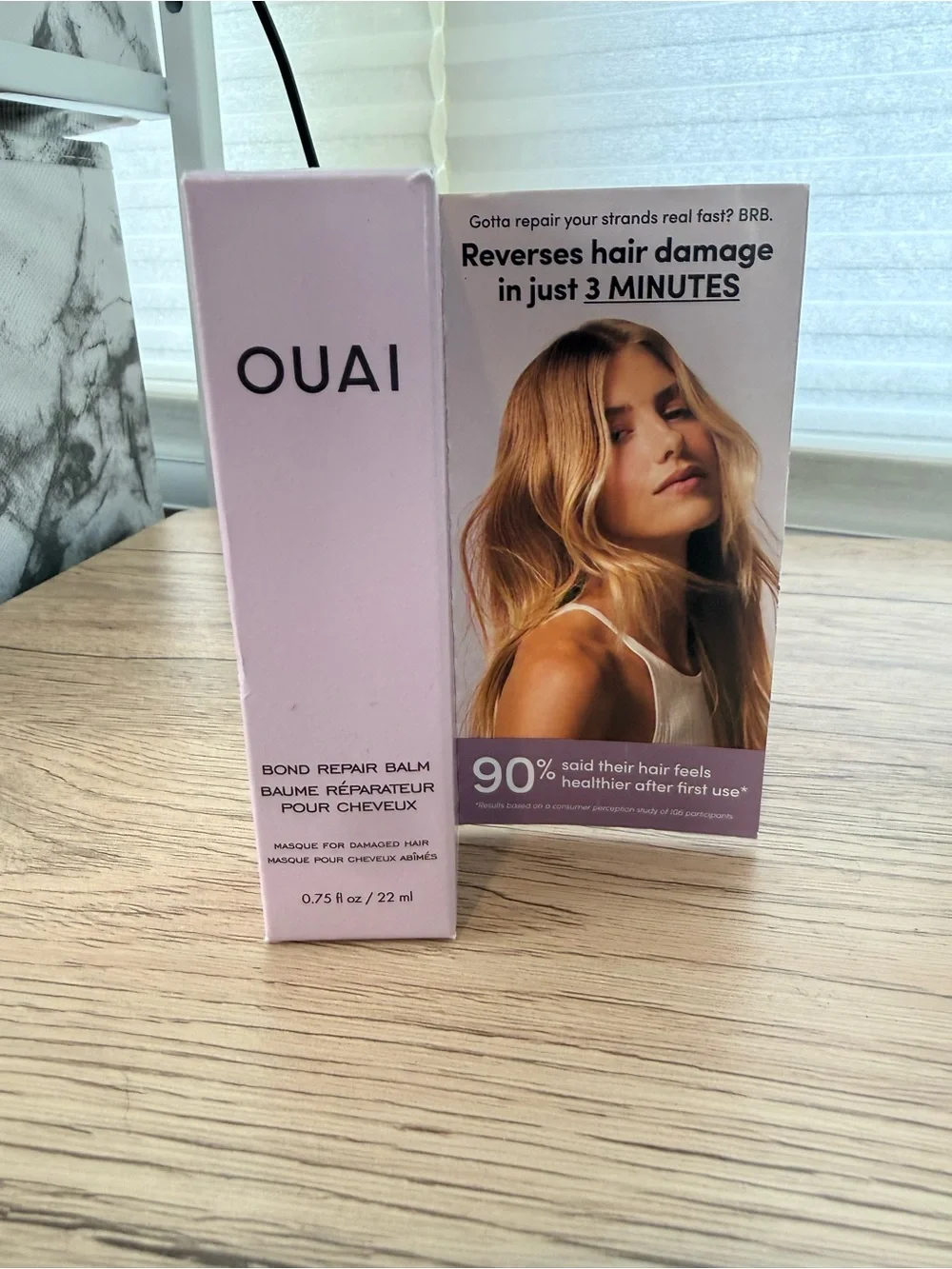*NIB .75oz* OUAI Bond Repair Balm - Pink